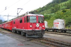 RhB (Rhätische Bahn), Scuol, 11. July 2004